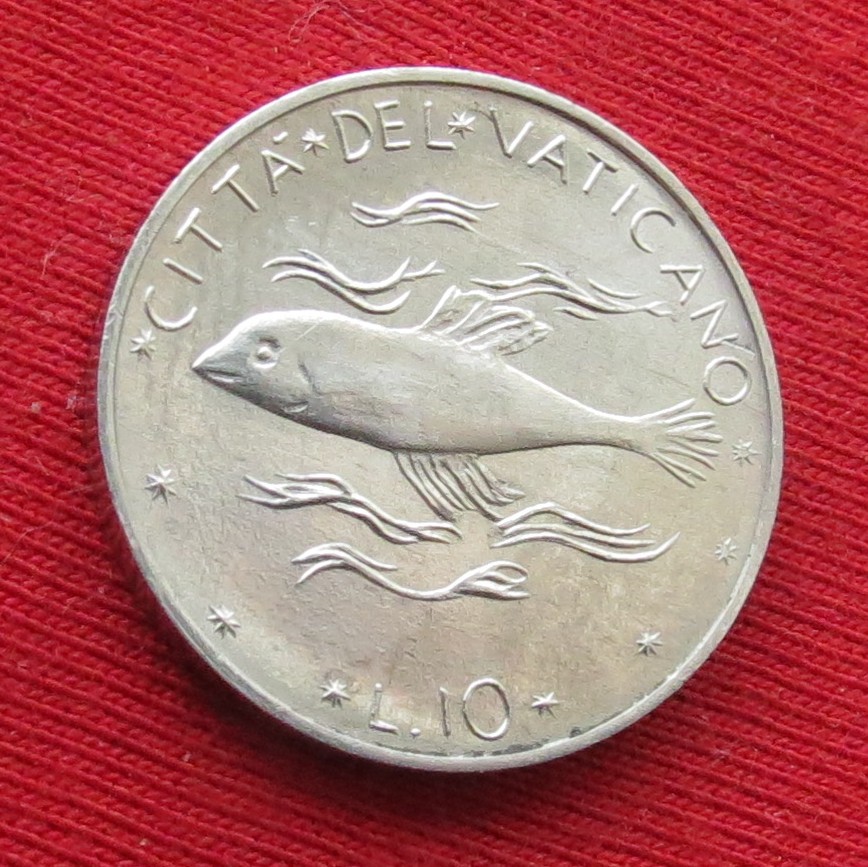 Vatikan 10 lire 1971