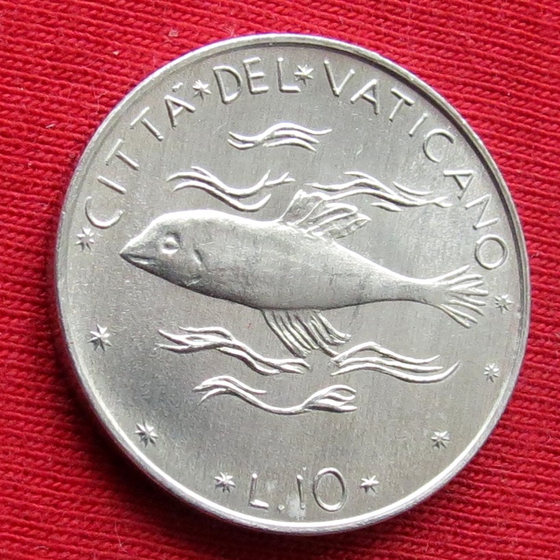 Vatikan 10 lire 1977