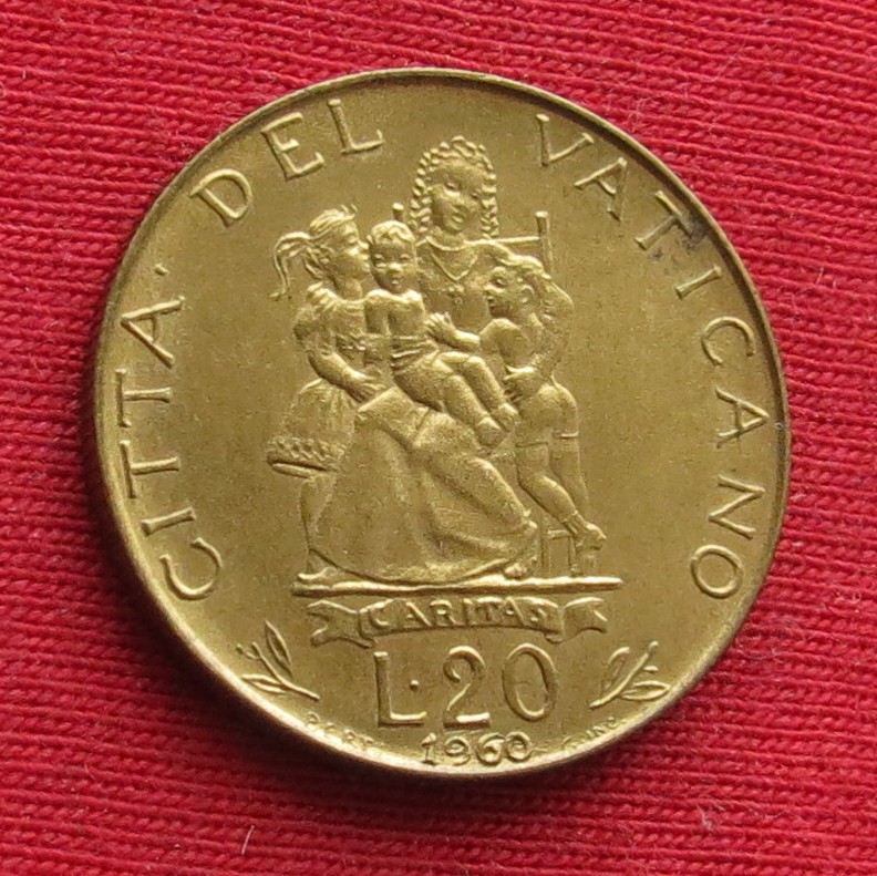  Vatikan 20 lire 1960   