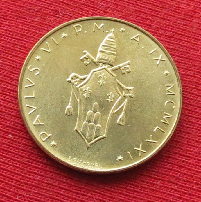 Vatikan 20 lire 1971   