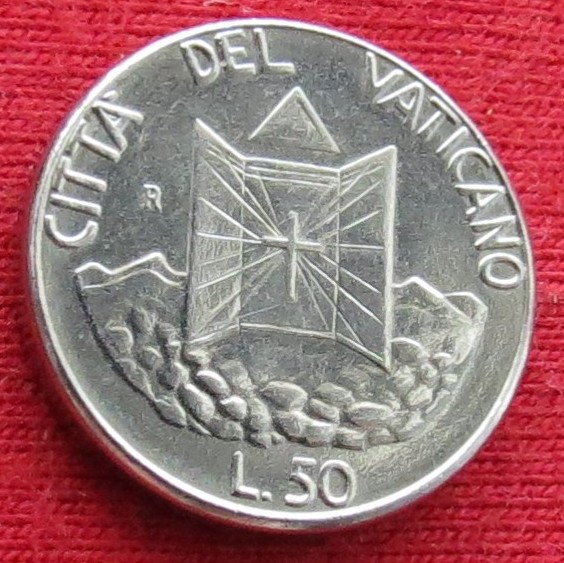 Vatikan 50 lire 1990