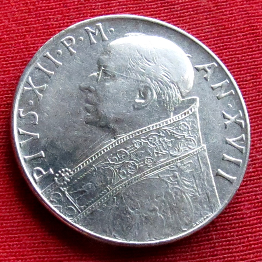  Vatikan 100 lire 1955   