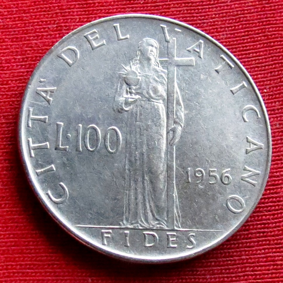 Vatikan 100 lire 1956