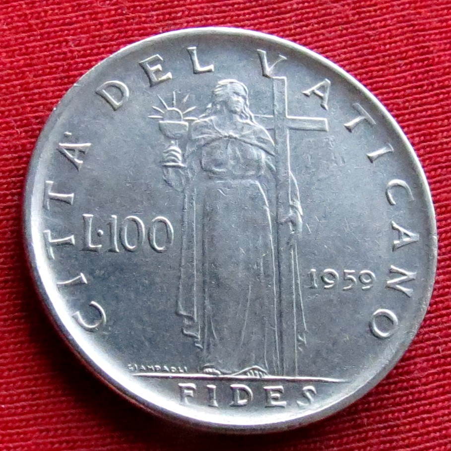 Vatikan 100 lire 1959