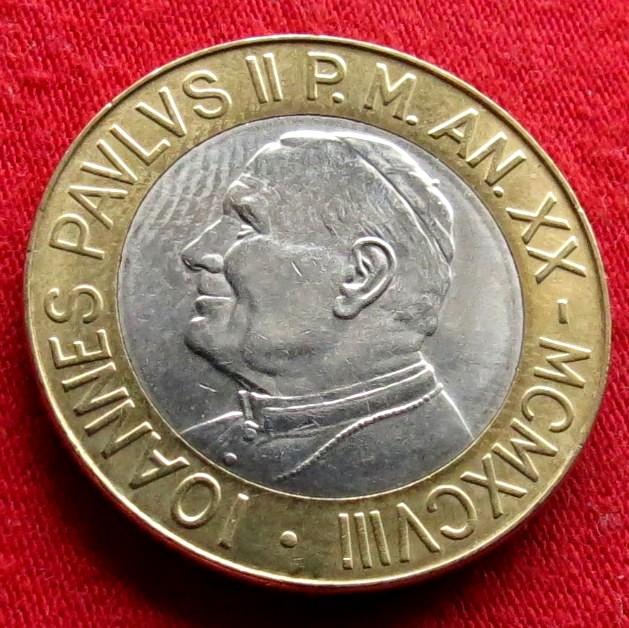  Vatican 1000 lire 1998   
