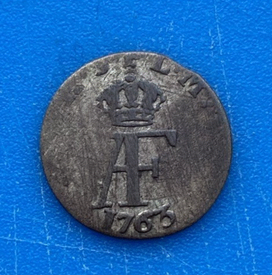  Herzogtum Mecklenburg-Strelitz 1/48 Reichstaler 1763 IDL Adolf Friedrich IV.   