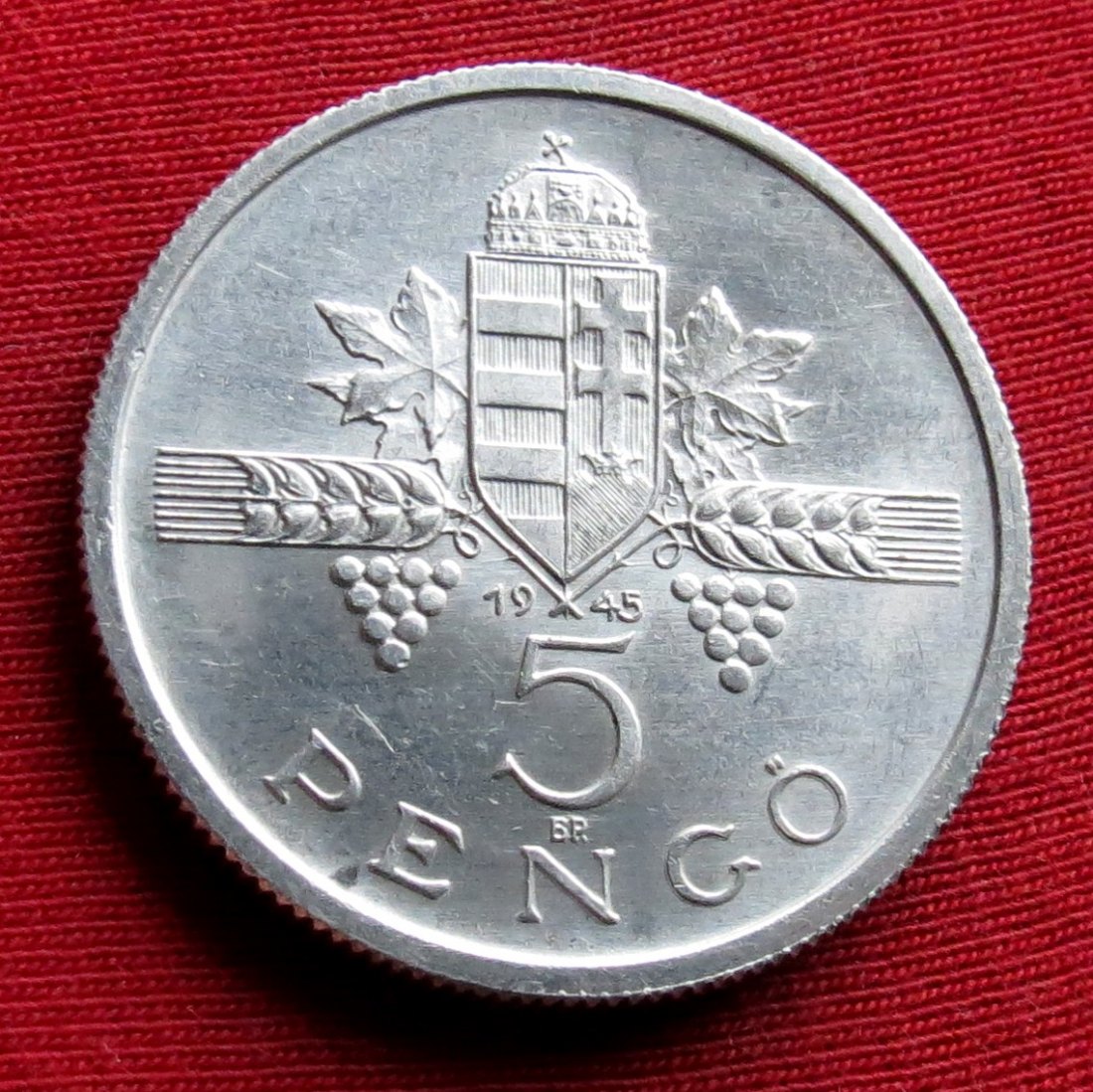  Hungary 5 pengo 1945   
