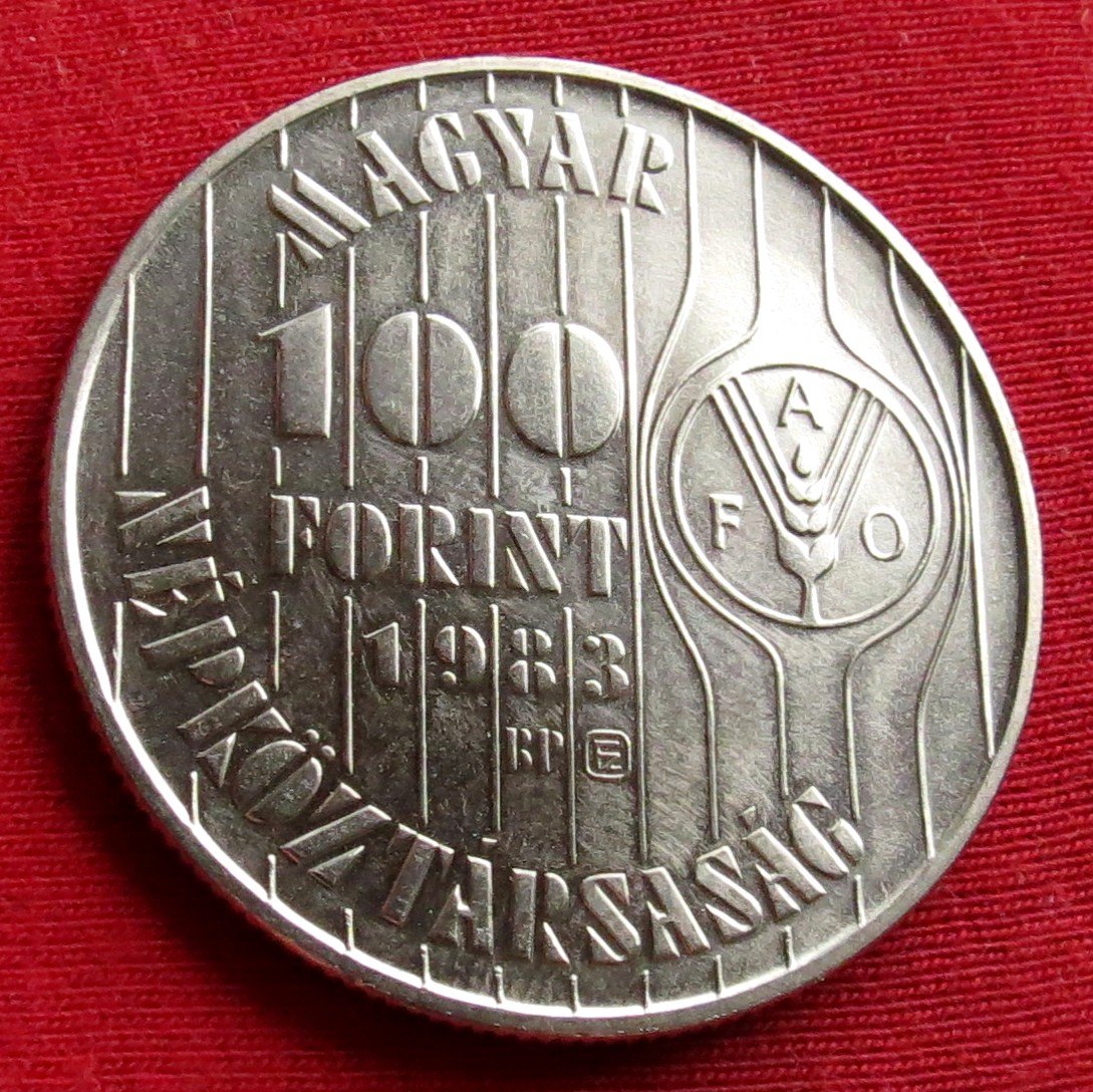  Hungary 100 forint 1983 FAO   