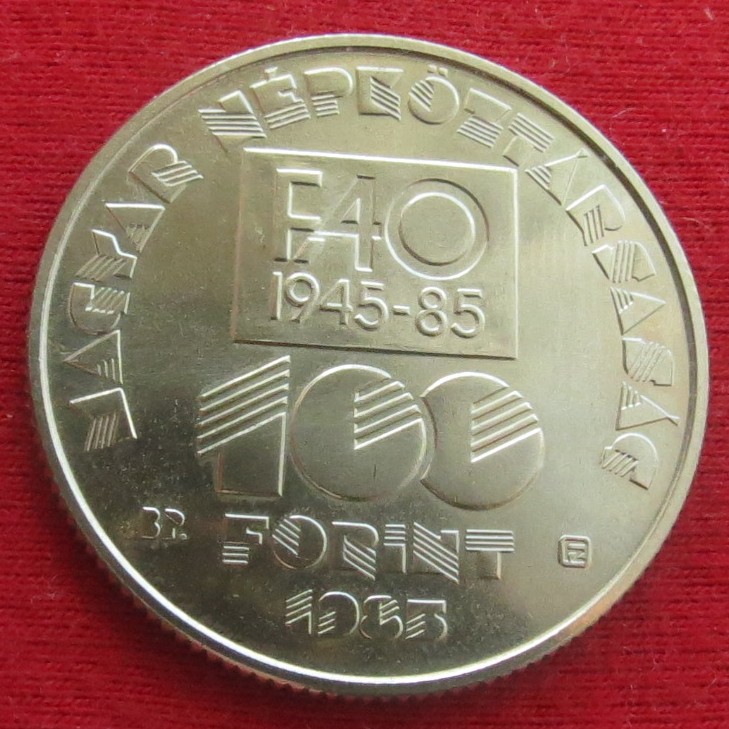  Hungary 100 forint 1985 FAO   