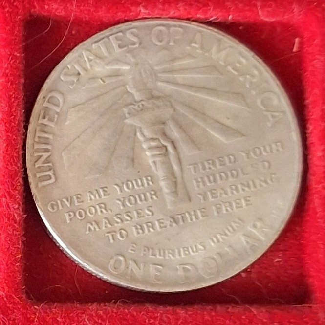  USA,1 Dollar, 1906 LIBERTY ELLIS ISLAND, Nachprägung - Kopie   