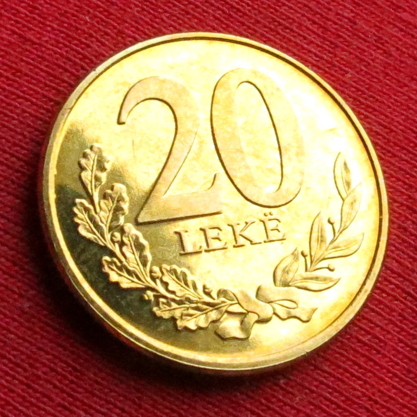  Albania 20 leke 2016   