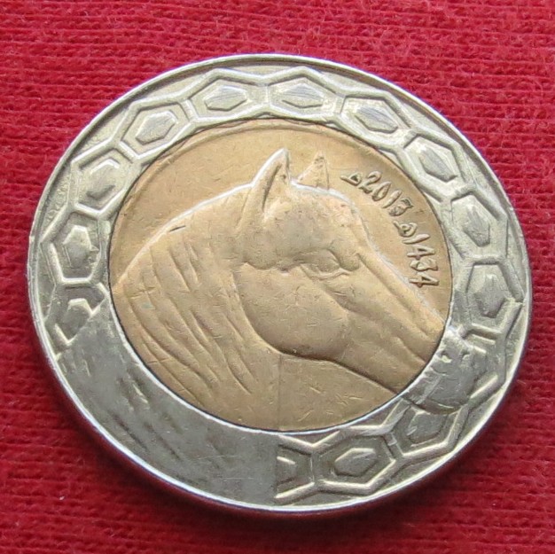  Algeria 100 dinar 2013   