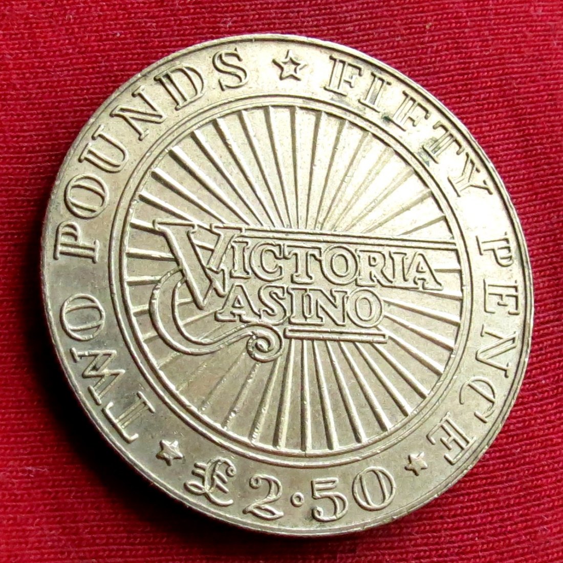 Great Britain Casino Victoria 2,50 pound united kingdom