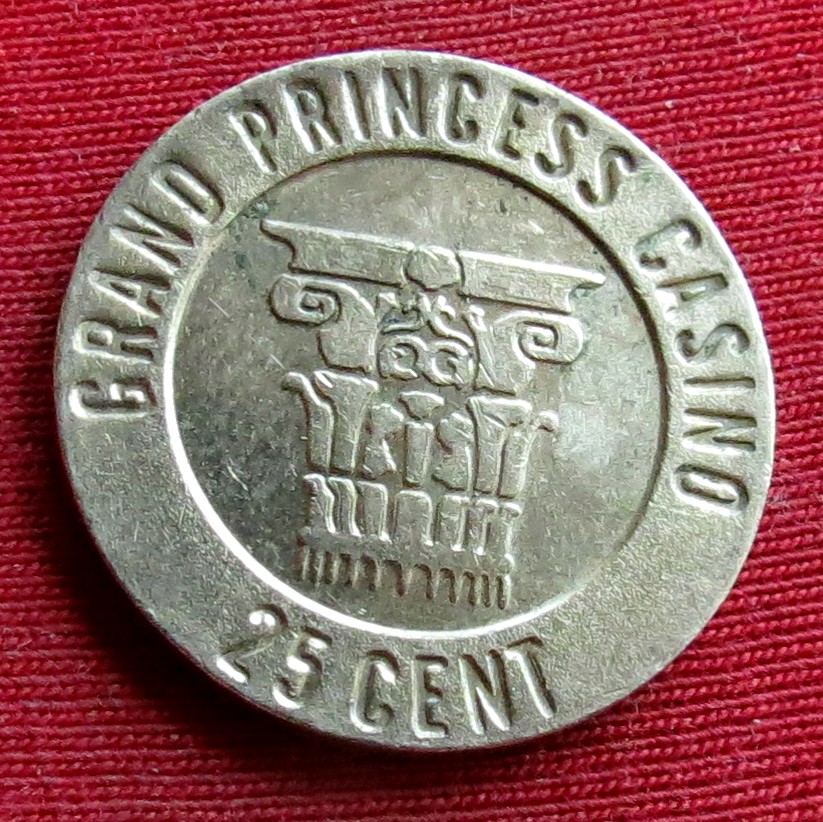  Antigua and Barbuda Casino Grand Princess 25 cents West Indies   