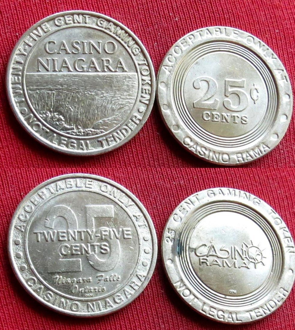  Canada Casino Rama Niagara Ontario 2 tokens   