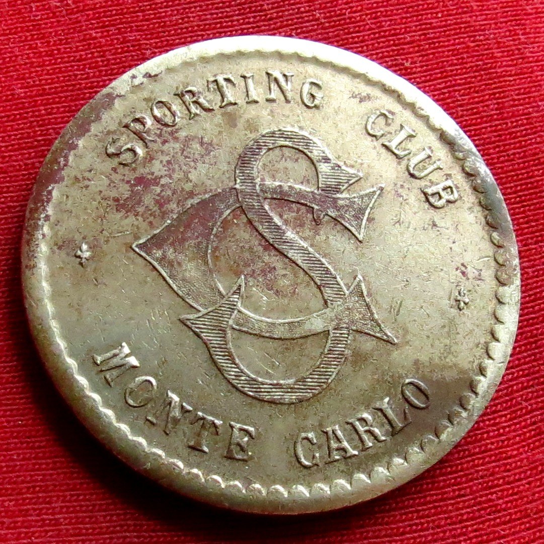  Monaco Casino 5 francs 1930 Sporting Club Monte Carlo   