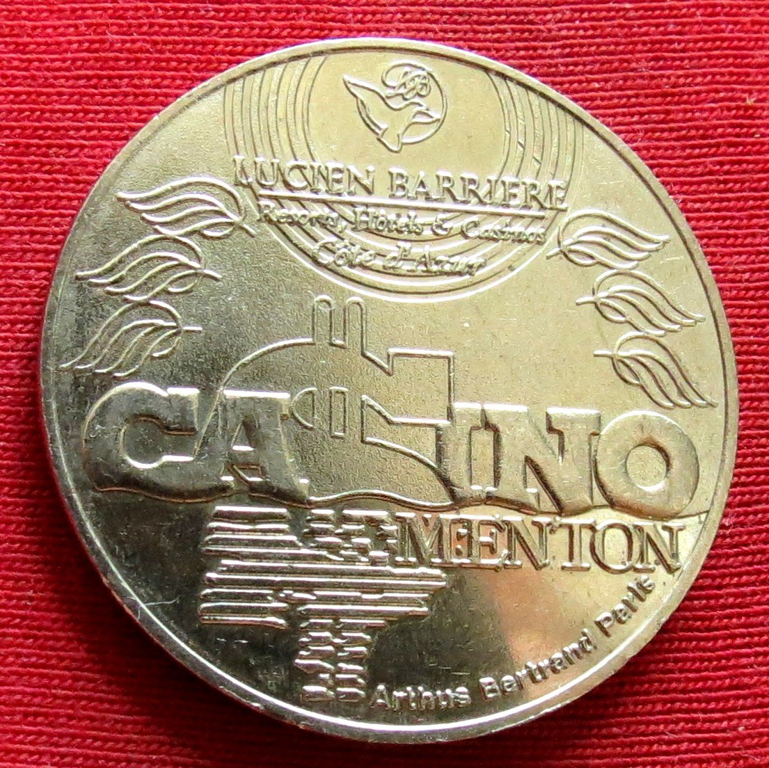  France Casino Menton 20 franc hotel Lucien Barriere   