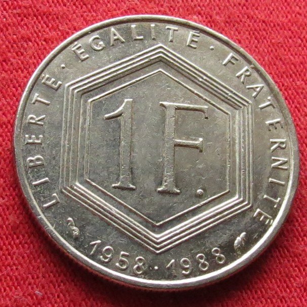 France 1 Franc 1988 Charles de Gaukke