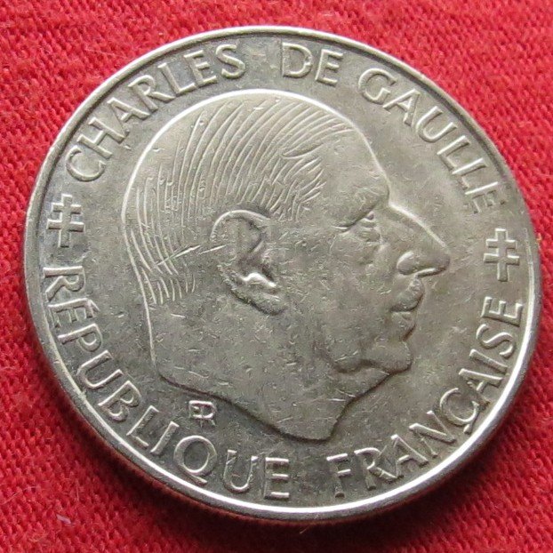  France 1 Franc 1988 Charles de Gaukke   