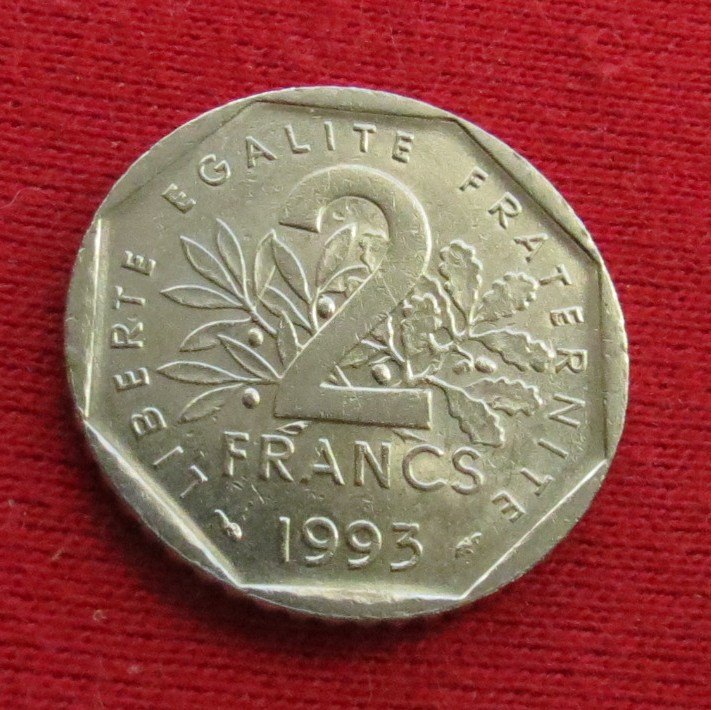  France 2 Francs 1993 Jean Moulin   