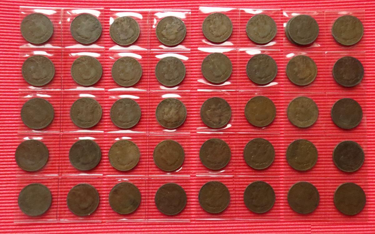 France 40 x 10 centimes 1900 - 1916   