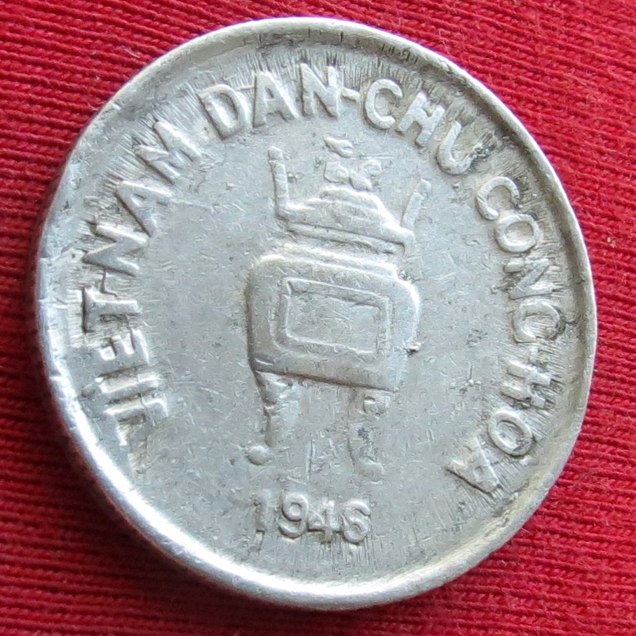  Vietnam 5 hao 1946    Obverse/Reverse- 90º   