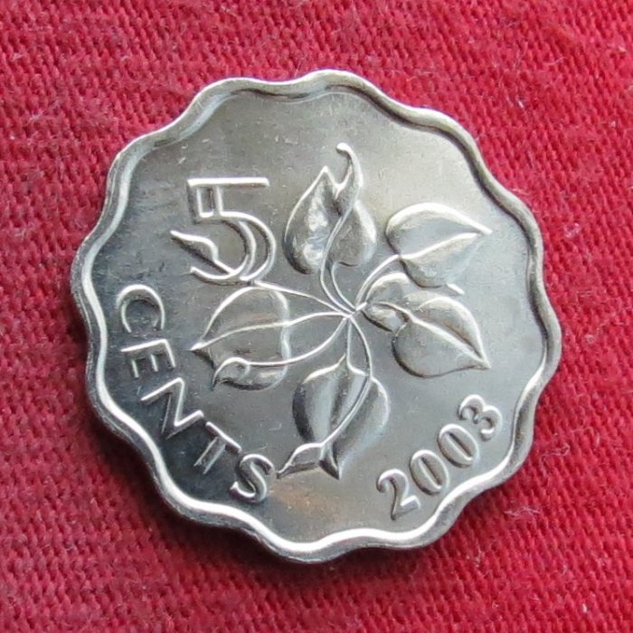  Swaziland 5 cents 2003   