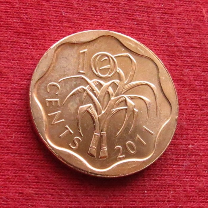 Swaziland 10 cents 2011