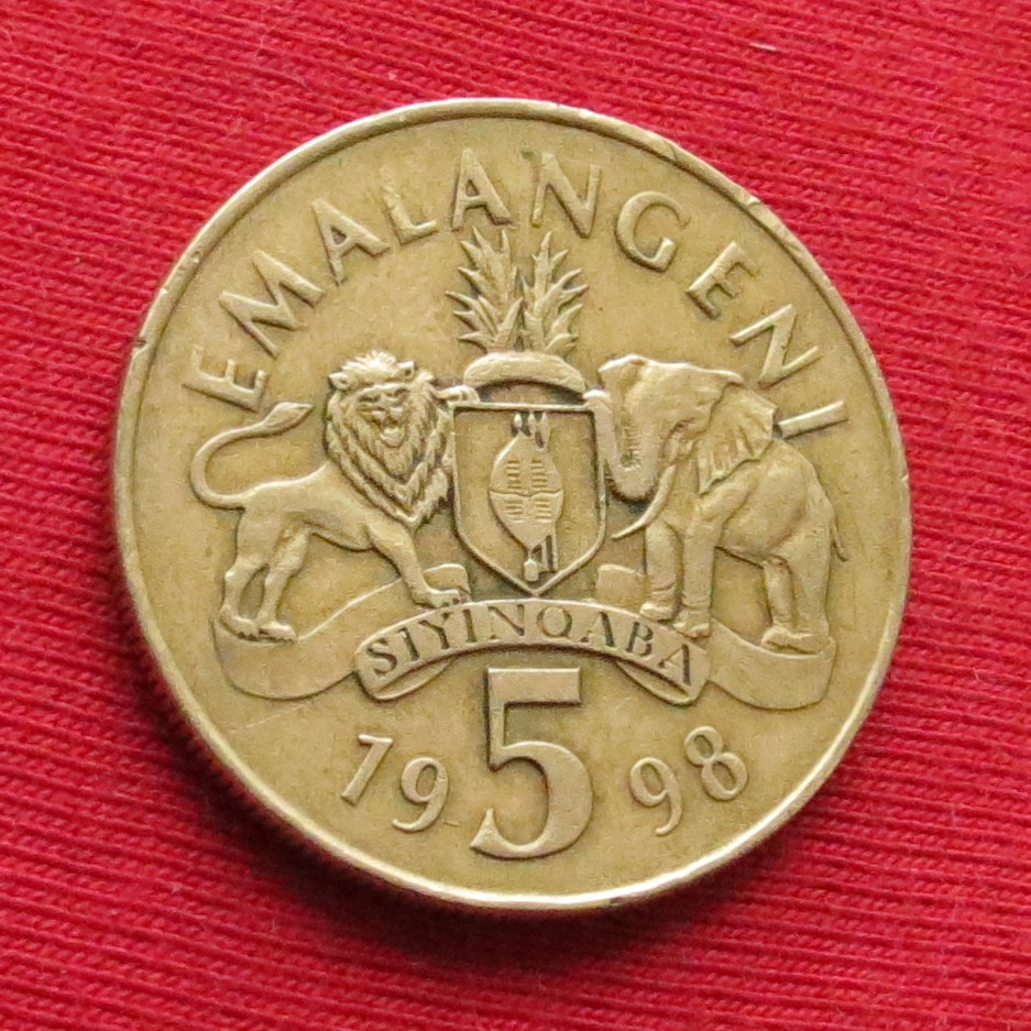 Swaziland 5 emalangeni 1998