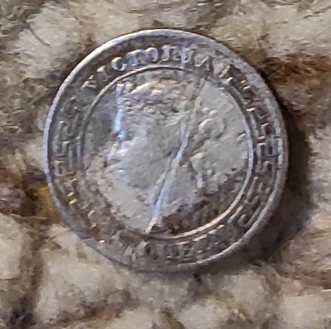  Ceylon 10 Cents 1899, SILBER, Königin Victoria (1870 - 1901)   