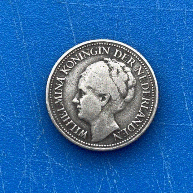  SILBER -Curaçao 1/4 Gulden 1947 Silbermünze   