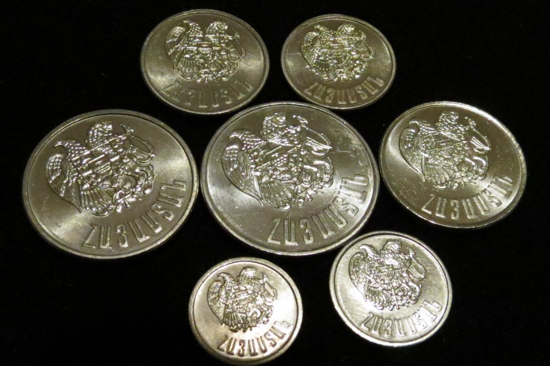  Armenien 10,20,50,luma 1 3 5 10 diram 1994   