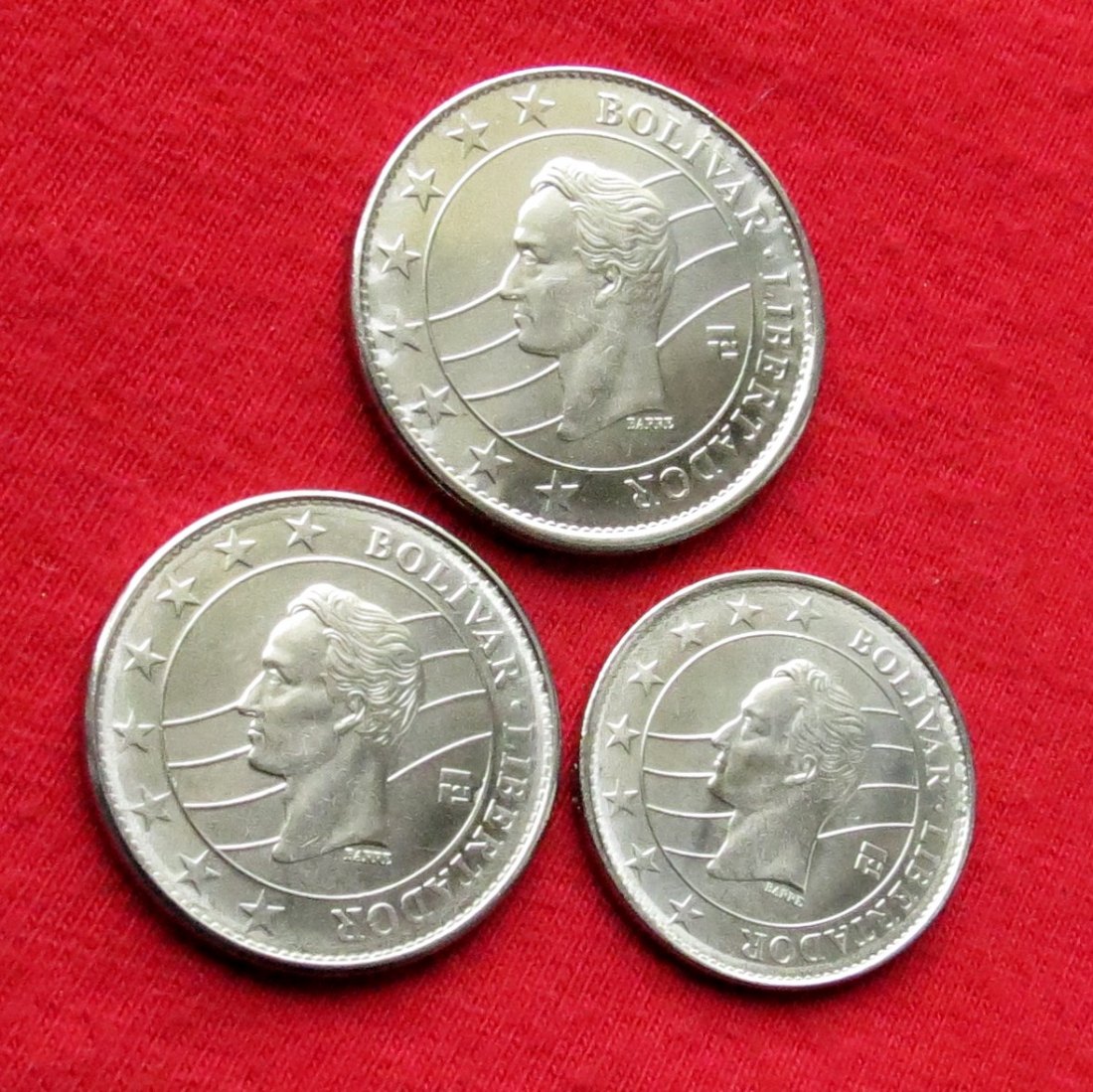  Venezuela 10 50 100 bolivares 2016   