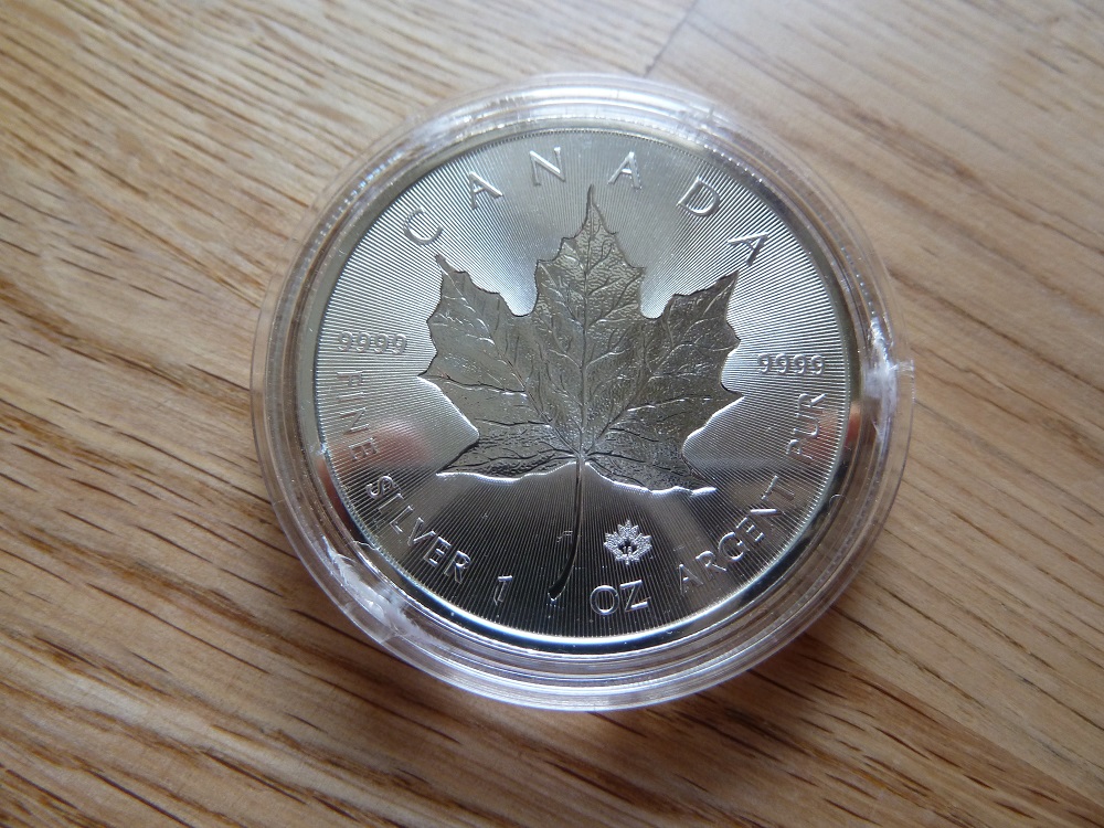  Canada 5 Dollars 2018 Maple Leaf Incused 1 OZ .9999 Silber   