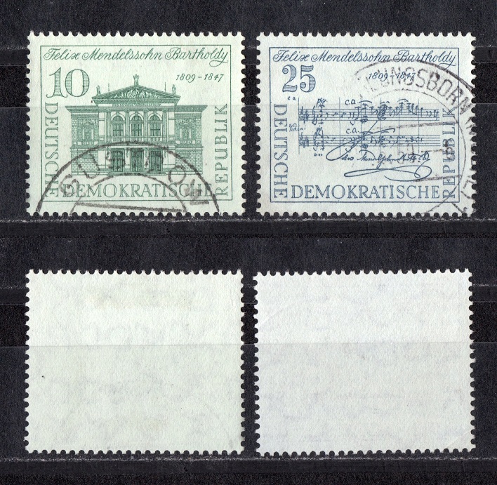  DDR 1959 Mi. 676-677 *Echt gelaufen- gest./ Mi 7,- EUR   