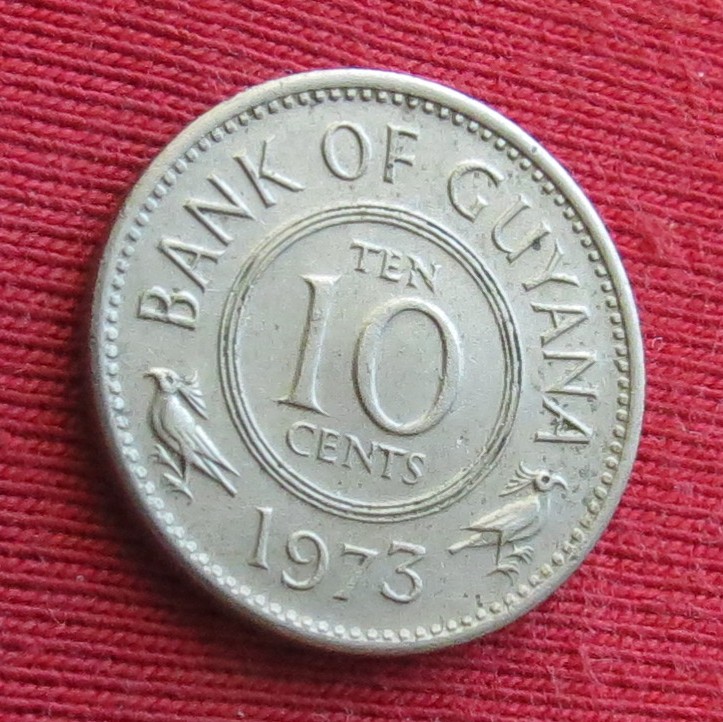  Guyana 10 cents 1973   