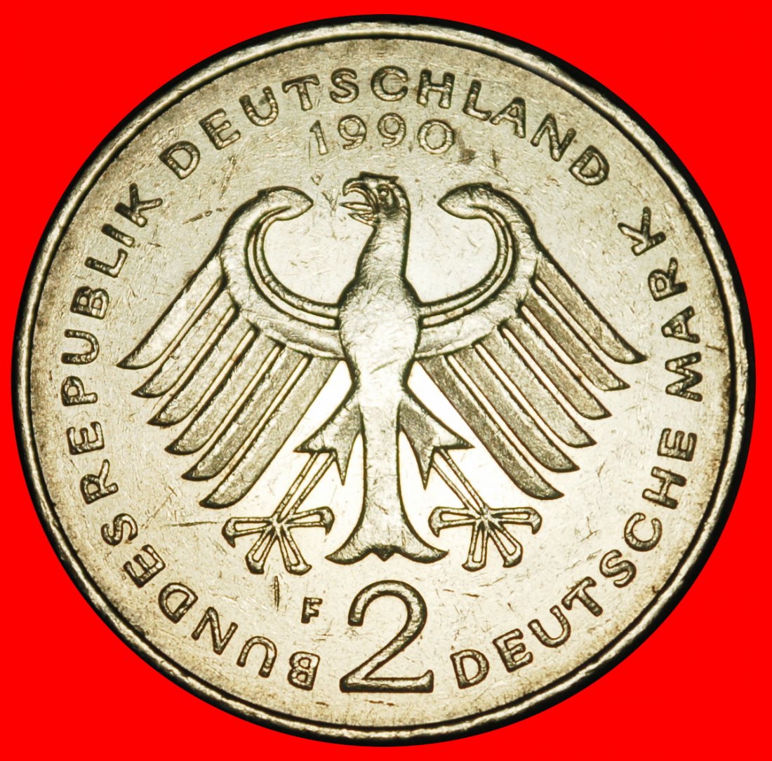  Ⰺ NOT FORMULA 1 SCHUMACHER 1949-1979: GERMANY ★ 2 MARKS 1990F B r2! BADEN-★LOW START ★ NO RESERVE!   