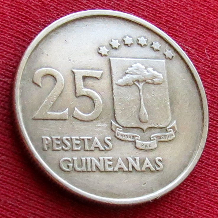 Equatorial Guinea 25 pesetas 1969   