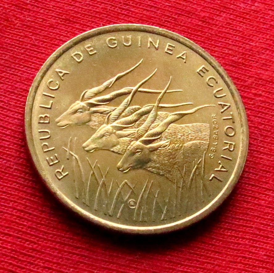  Equatorial Guinea 25 francs 1985   