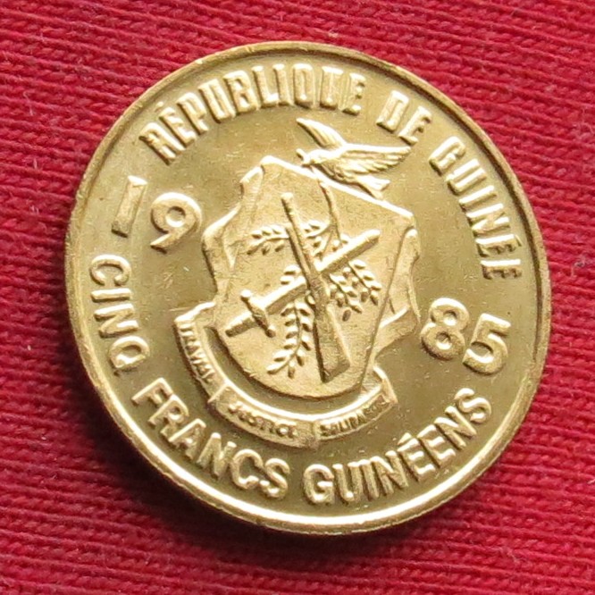  Guinea 5 francs 1985   