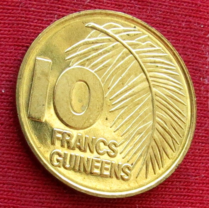  Guinea 10 francs 1985   