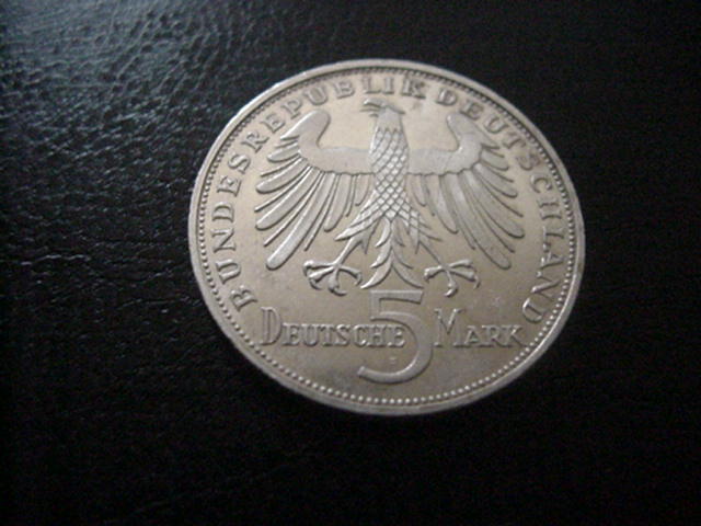  BRDZum 150. Todestag von Friedrich von Schiller 5 DM 1955   
