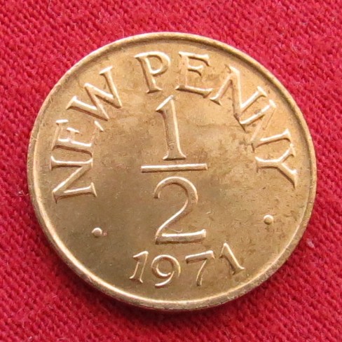 Guernsey 1/2 penny 1971