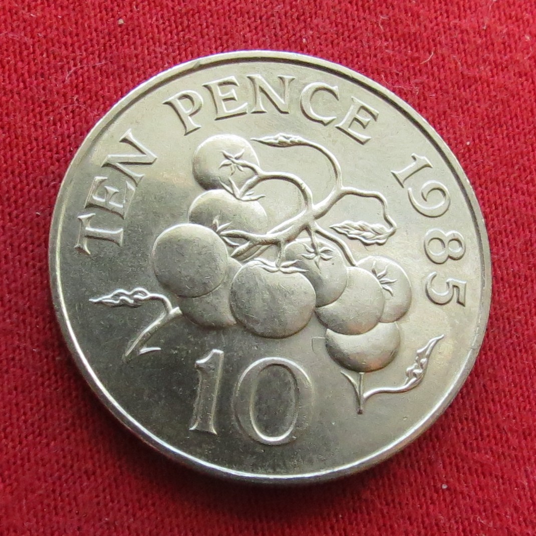 Guernsey 10 pence 1985 fao