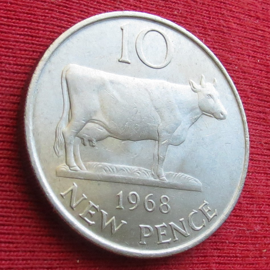 Guernsey 10 pence 1968