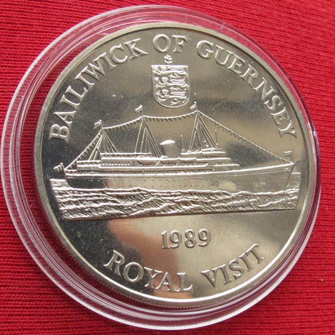 Guernsey 2 pounds 1989 ship,