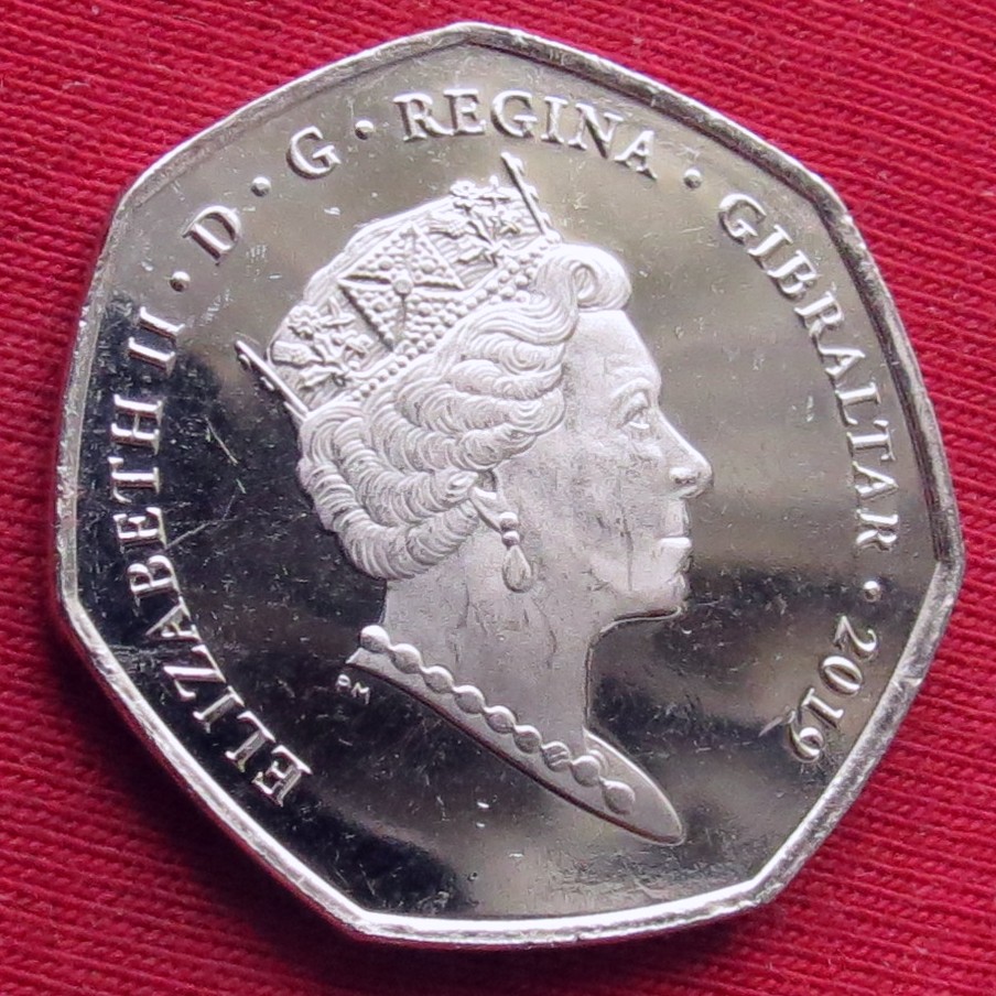  Gibraltar 50 Pence 2019   