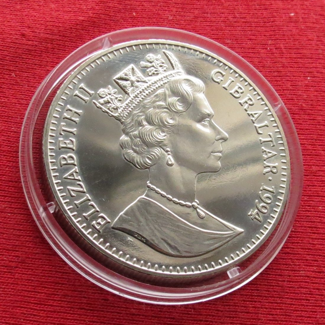  Gibraltar 1 crown 1994 elephants   