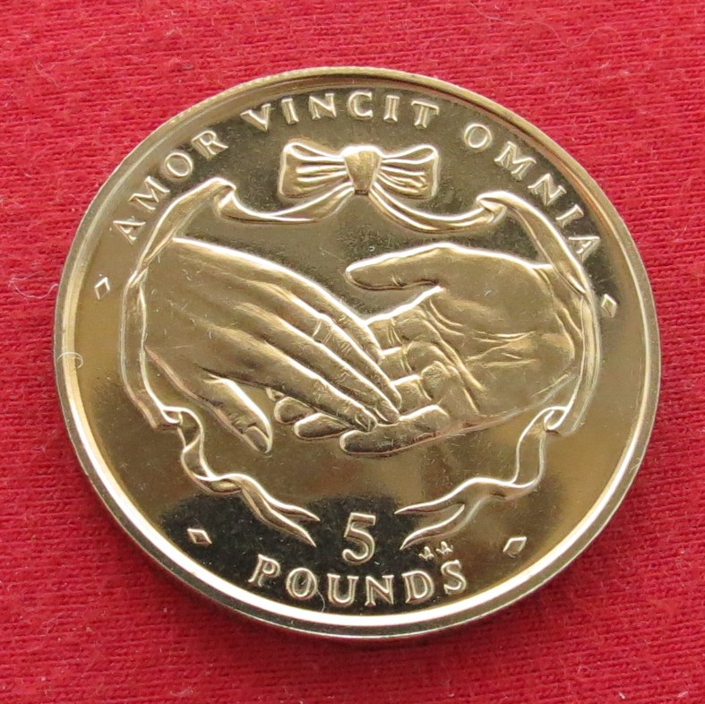  Gibraltar 5 pound 1997 wedding   