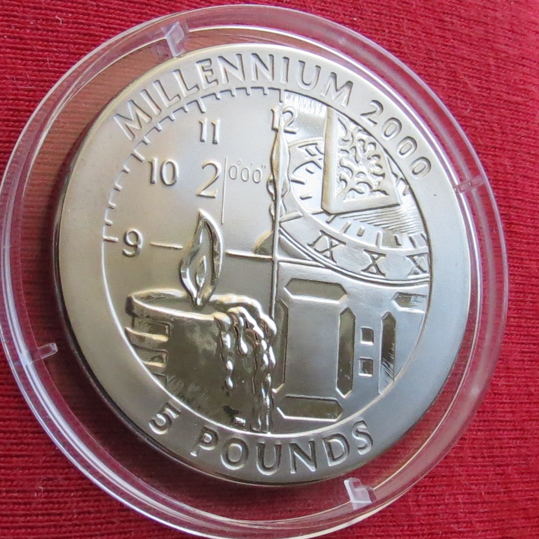 Gibraltar 5 pound 1999 Millennium